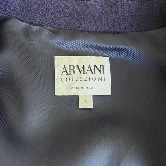 Armani Collezioni Dark Purple Women's Blazer - Picture 2 of 11